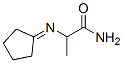 Propanamide,  2-(cyclopentylideneamino)- molecular structure
