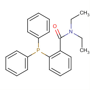 Benzamide, 2-(diphenylphosphino)-N,N-diethyl- molecular structure