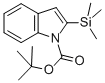 N-Boc-2-trimethylsilylindole molecular structure