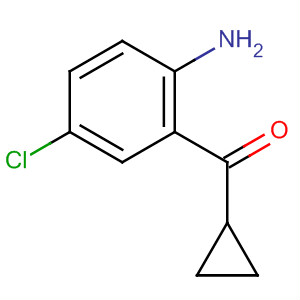 Methanone, (2-amino-5-chlorophenyl)cyclopropyl- molecular structure