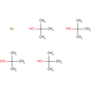 2-Propanol, 2-methyl-, barium salt (4:1) molecular structure