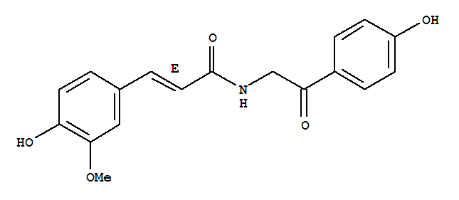 2-Propenamide,3-(4-hydroxy-3-methoxyphenyl)-N-[2-(4-hydroxyphenyl)-2-oxoethyl]-, (E)-