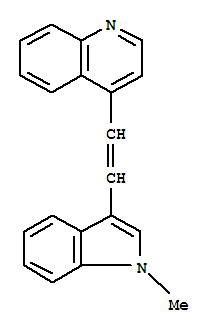 4-[2-(1-methyl-1H-indol-3-yl)ethenyl]quinoline