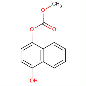 Carbonic acid, 4-hydroxy-2-naphthalenyl methyl ester molecular structure