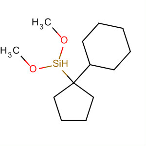 Silane, cyclohexylcyclopentyldimethoxy- molecular structure