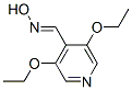 4-PYRIDINECARBOXALDEHYDE,3,5-DIETHOXY-,OXIME molecular structure