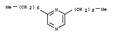 2-heptyl-6-nonylpyrazine molecular structure