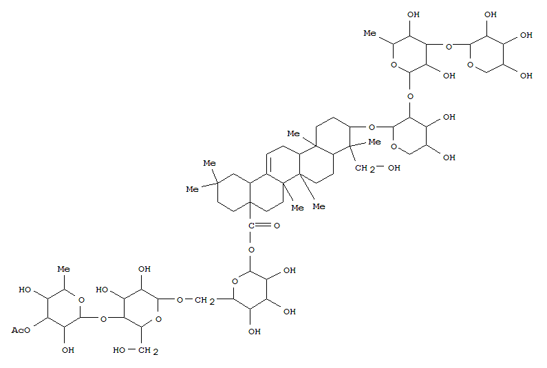 ClemastanosideF molecular structure