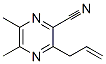 5,6-DIMETHYL-3-PROP-2-EN-1-YLPYRAZINE-2-CARBONITRILE molecular structure