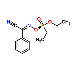 N-(ethoxy-ethyl-phosphoryl)oxybenzimidoyl cyanide molecular structure