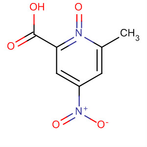 2-Pyridinecarboxylic acid, 6-methyl-4-nitro-, 1-oxide molecular structure