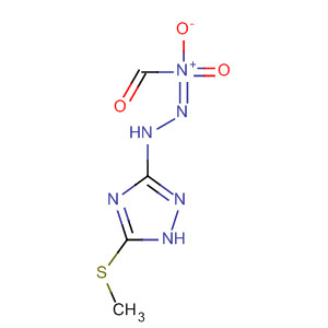 Formaldehyde, nitro-, [5-(methylthio)-1H-1,2,4-triazol-3-yl]hydrazone,(E)- molecular structure