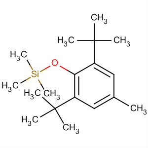Silane, [2,6-bis(1,1-dimethylethyl)-4-methylphenoxy]trimethyl- molecular structure