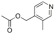 3-Methyl-4-pyridinemethanol acetate molecular structure