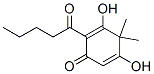 3,5-Dihydroxy-4,4-dimethyl-2-(1-oxopentyl)-2,5-cyclohexadien-1-one molecular structure