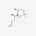 1,3-Dioxane, 2,2,5-trimethyl-4-[(1S)-1-methyl-4-pentenyl]-, (4R,5R)-