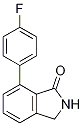 7-(4-fluorophenyl)-2,3-dihydroisoindol-1-one molecular structure