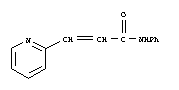 N-phenyl-3-(pyridin-2-yl)prop-2-enamide molecular structure