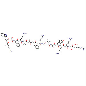 L-Arginine,L-lysyl-L-tryptophyl-L-seryl-L-phenylalanyl-L-arginyl-L-valyl-L-seryl-L-tyrosyl-L-arginylglycyl-L-isoleucyl-L-seryl-L-tyrosyl-L-arginyl-L-arginyl-L-seryl-