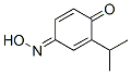 2,5-Cyclohexadiene-1,4-dione,2-(1-methylethyl)-, 4-oxime, (4E)- molecular structure