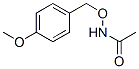 Acetamide, N-((4-methoxyphenyl)methoxy)- molecular structure