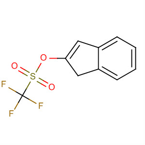 Methanesulfonic acid, trifluoro-, 1H-inden-2-yl ester molecular structure