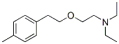 [2-[(p-Methylphenethyl)oxy]ethyl]diethylamine molecular structure