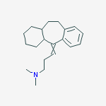 3-(5,6,6a,7,8,9,10,10a-octahydrodibenzo[2,1-d:1',2'-e][7]annulen-11-ylidene)-n,n-dimethylpropan-1-amine molecular structure
