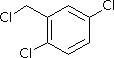 2,5-Dichlorobenzyl chloride molecular structure