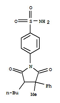 4-(4-butyl-3-methyl-2,5-dioxo-3-phenylpyrrolidin-1-yl)benzenesulfonamide