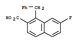 1-benzyl-7-fluoronaphthalene-2-carboxylic acid