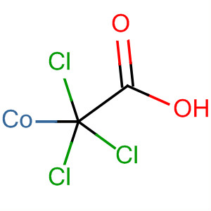 Acetic acid, trichloro-, cobalt salt molecular structure