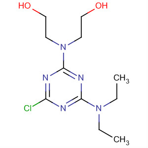 Ethanol, 2,2'-[[4-chloro-6-(diethylamino)-1,3,5-triazin-2-yl]imino]bis- molecular structure