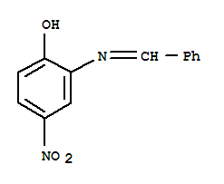 4-nitro-2-{[(E)-phenylmethylidene]amino}phenol molecular structure