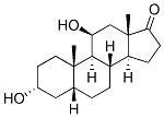 5B-Androstane-3ALPHA,11B-diol-17-one molecular structure