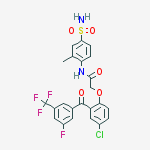 Acetamide,N-[4-(aminosulfonyl)-2-methylphenyl]-2-[4-chloro-2-[3-fluoro-5-(trifluoromethyl)benzoyl]phenoxy]-