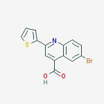 6-bromo-2-thiophen-2-ylquinoline-4-carboxylic acid
