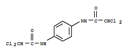 acetamide, N,N'-1,4-phenylenebis[2,2-dichloro- molecular structure