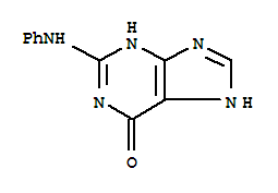 N(2)-phenylguanine molecular structure
