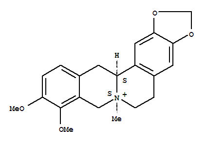.Alpha.-Canadine methochloride molecular structure