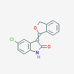 2H-Indol-2-one, 5-chloro-1,3-dihydro-3-(1(3H)-isobenzofuranylidene)-