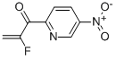 2-PROPEN-1-ONE,2-FLUORO-1-(5-NITRO-PYRIDIN-2-YL)- molecular structure