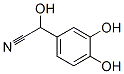3,4-dihydroxymandelonitrile molecular structure