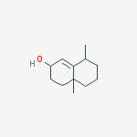 2-Naphthalenol, 2,3,4,4a,5,6,7,8-octahydro-4a,8-dimethyl- molecular structure