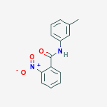 N-(3-METHYLPHENYL)-2-NITRO-BENZAMIDE molecular structure