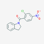 (2-chloro-4-nitrophenyl)(2,3-dihydro-1H-indol-1-yl)methanone