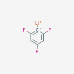 Lithium, (2,4,6-trifluorophenyl)- molecular structure