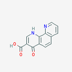 1,10-Phenanthroline-3-carboxylic acid, 1,4-dihydro-4-oxo- molecular structure