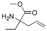 4-PENTENOIC ACID 2-AMINO-2-ETHYL-,METHYL ESTER molecular structure