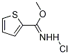 methyl thiophene-2-carbimidatehydrochloride molecular structure
